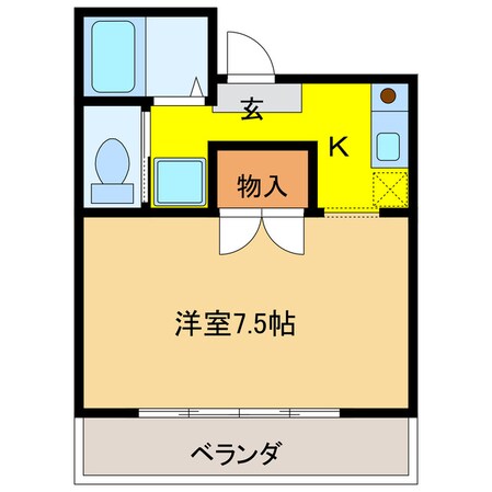 ハイツ浅野の物件間取画像